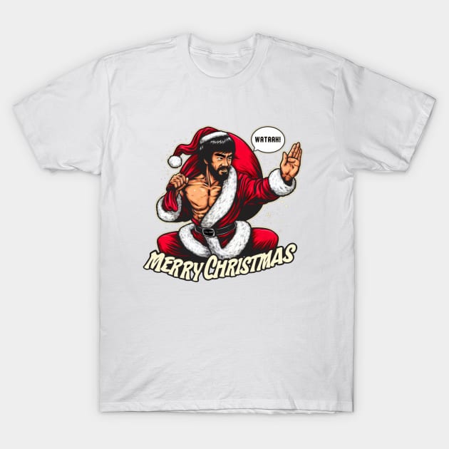 Santa Kung Fu Master T-Shirt by Genbu